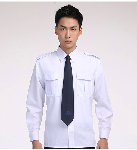 夏秋装挺阔舒适保安衬衫LSB010款