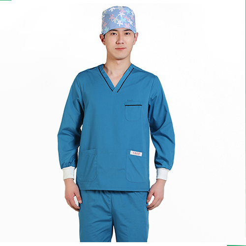 男装长袖抗静电手术服LSY007款