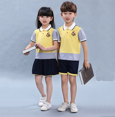 校服定制可爱大方男女套装3002款