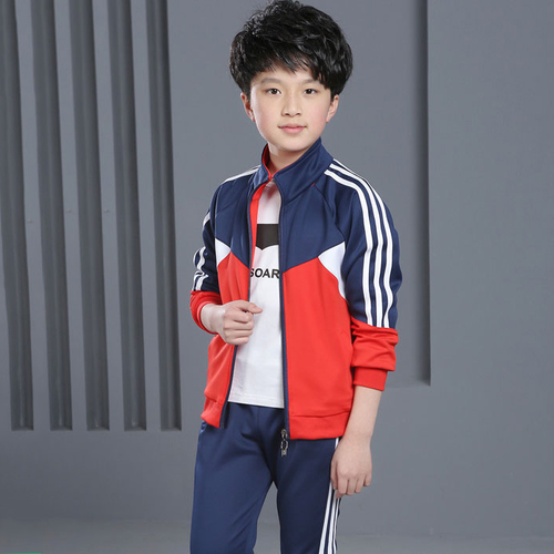 校服定制幼儿园小学男女冬装长袖套装3004款
