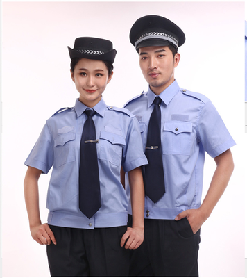 夏装短袖抗皱挺阔有型保安服LSB001款